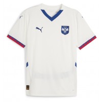 Camisa de time de futebol Sérvia Replicas 2º Equipamento Europeu 2024 Manga Curta